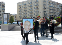 Ceremony of farewell with Magsud Ibrahimbeyov. Azerbaijan, Baku 23 match, 2016 